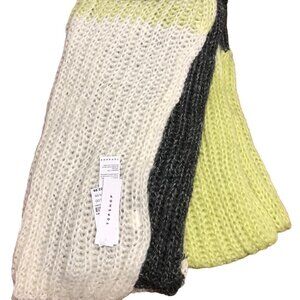 NWT Topshop Multi Color Open Knit Soft Winter Scarf Unisex Outdoor Colorful New